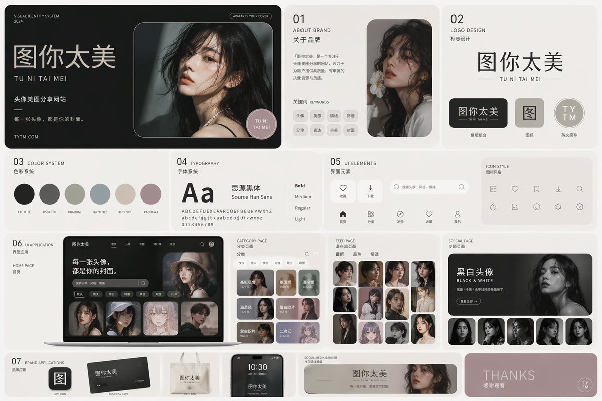 Dark Minimal Avatar Website Design