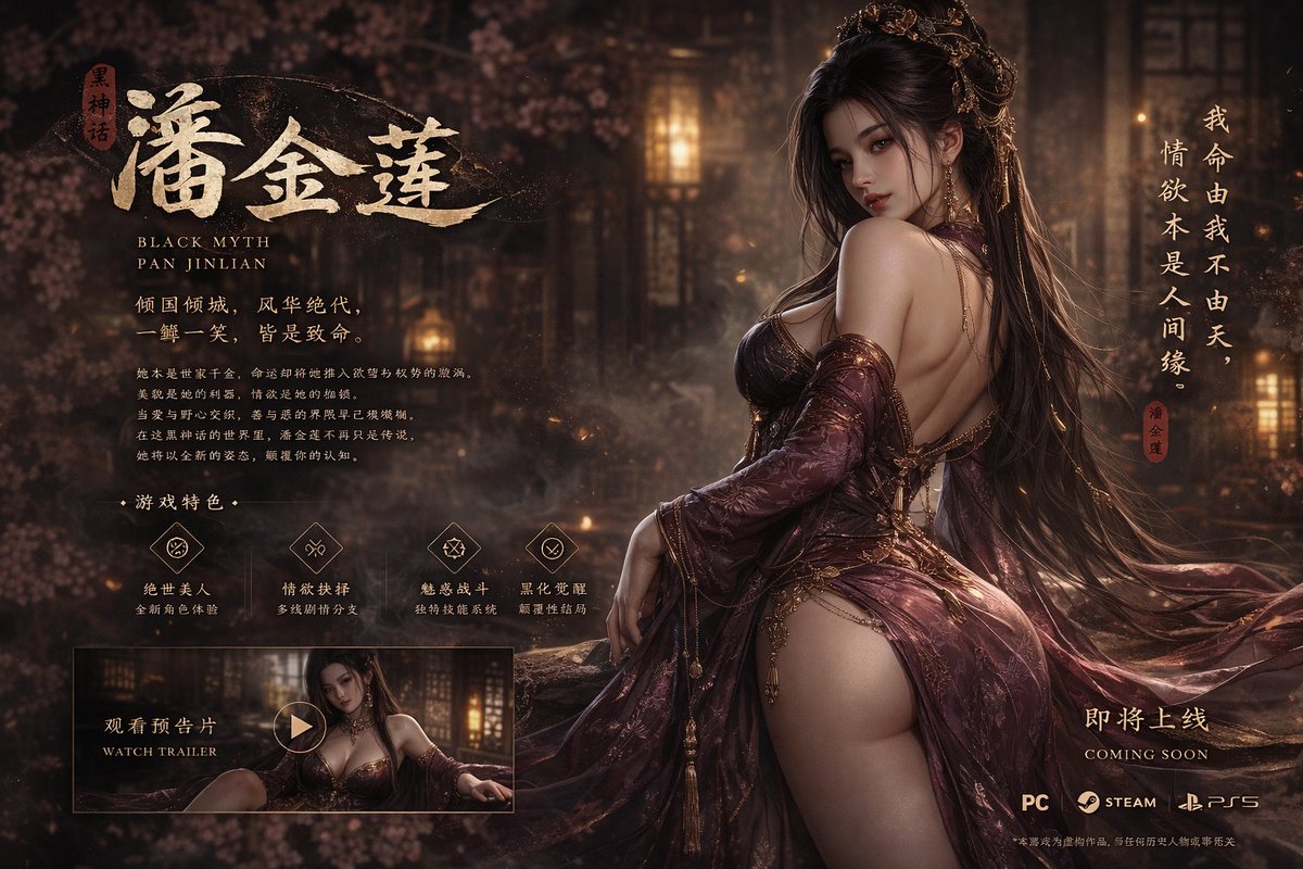 Black Myth: Pan Jinlian Game Cover