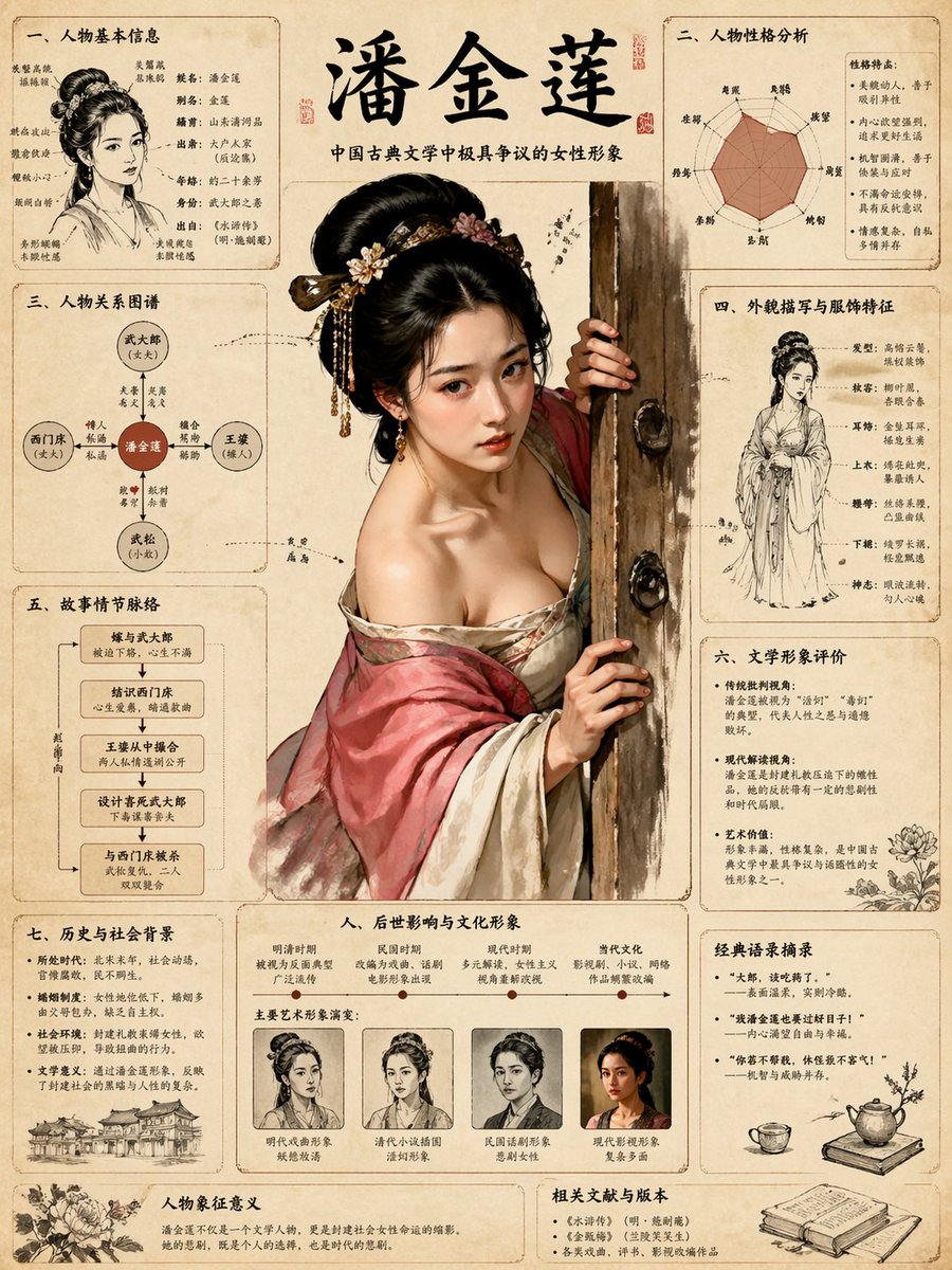 Jin Ping Mei Knowledge Map