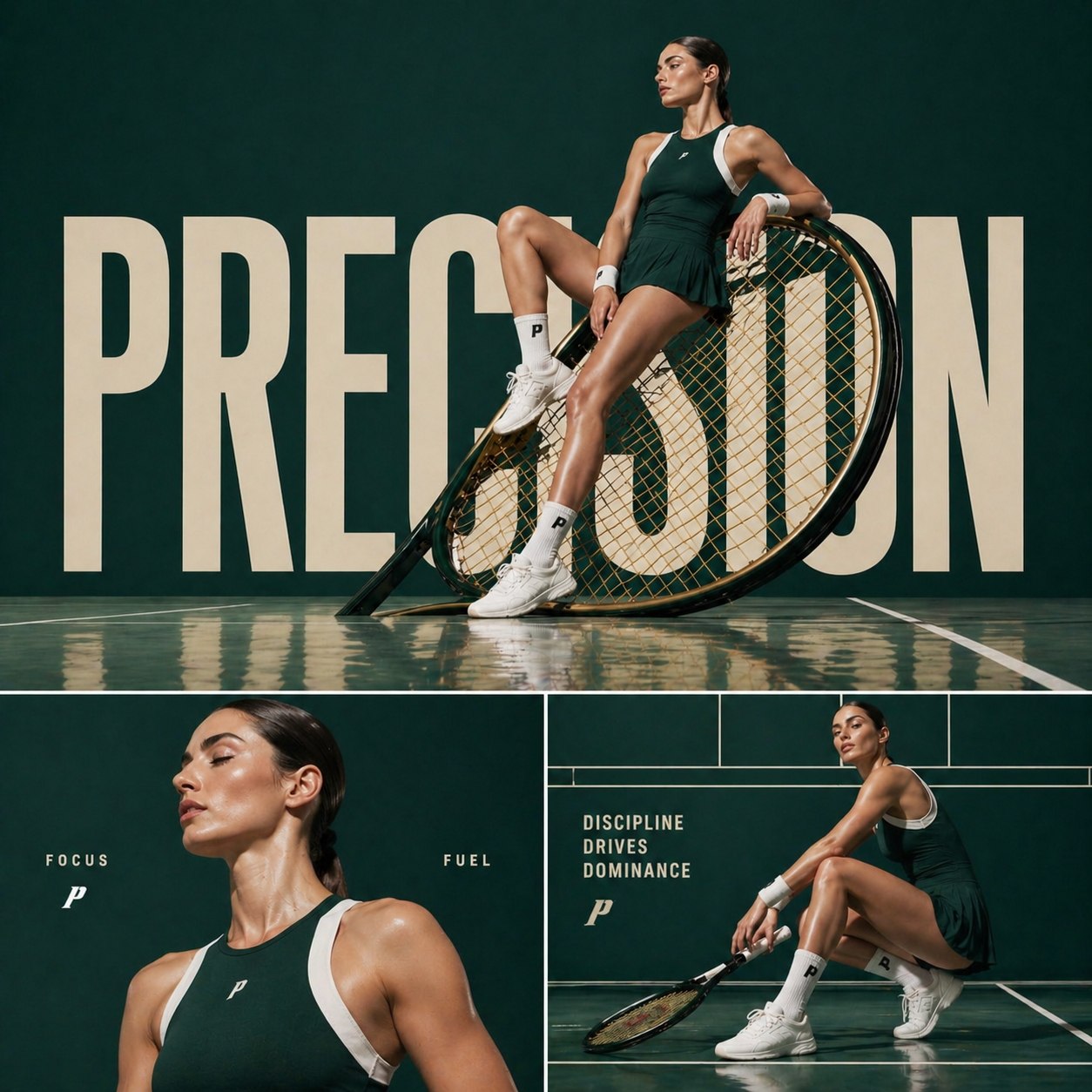 Sports Fashion Campaign Triptych