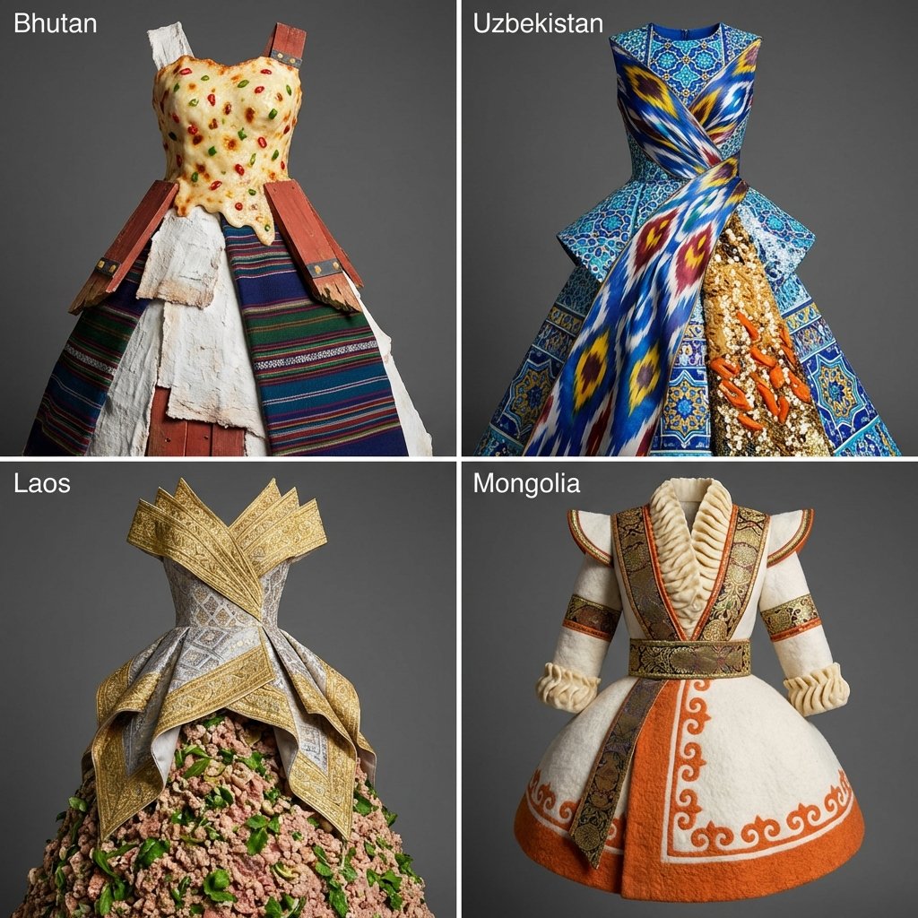 Four Kingdoms Culture Anchor Fashion Design Gongge