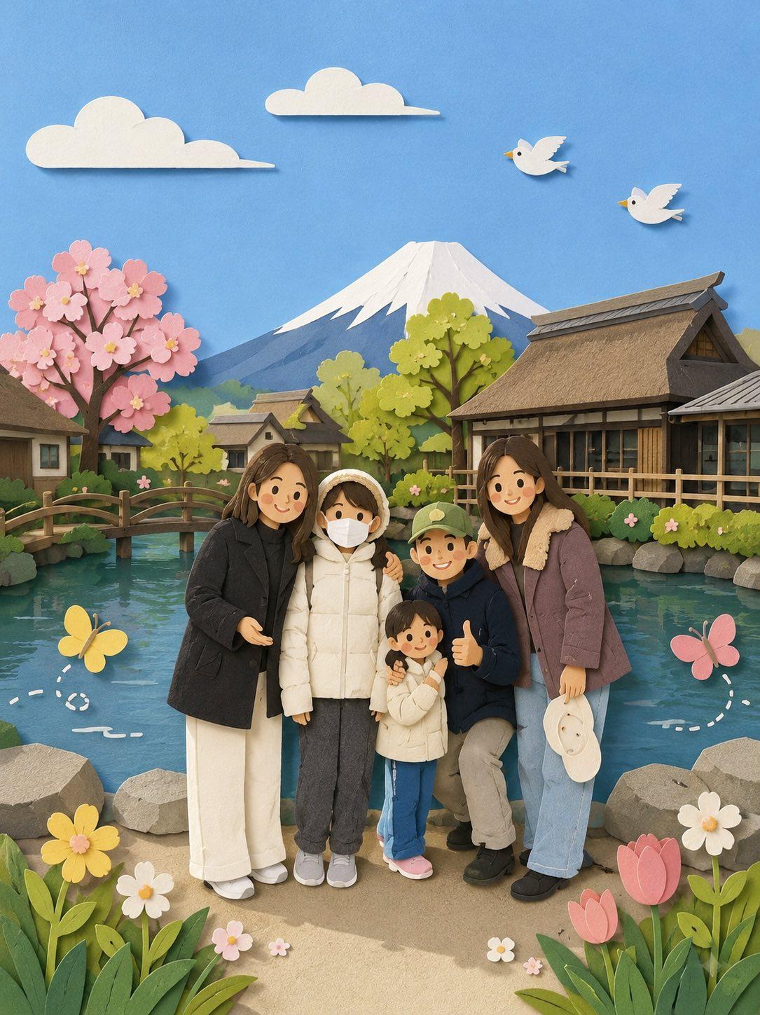 Cute Paper Art Photo Transformation