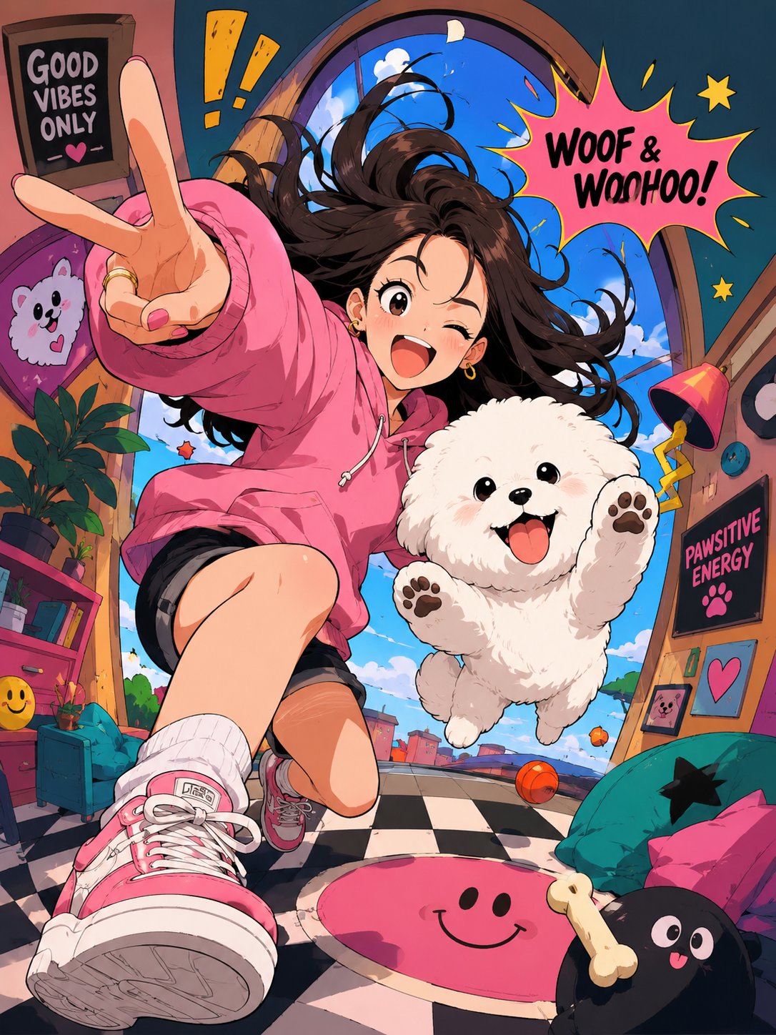 Exaggerated Anime-Style Transformation