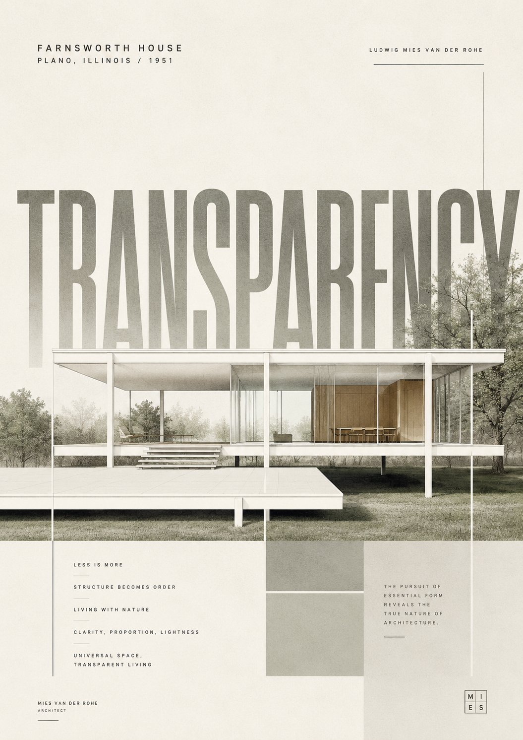 Minimal Architectural Landmark Poster