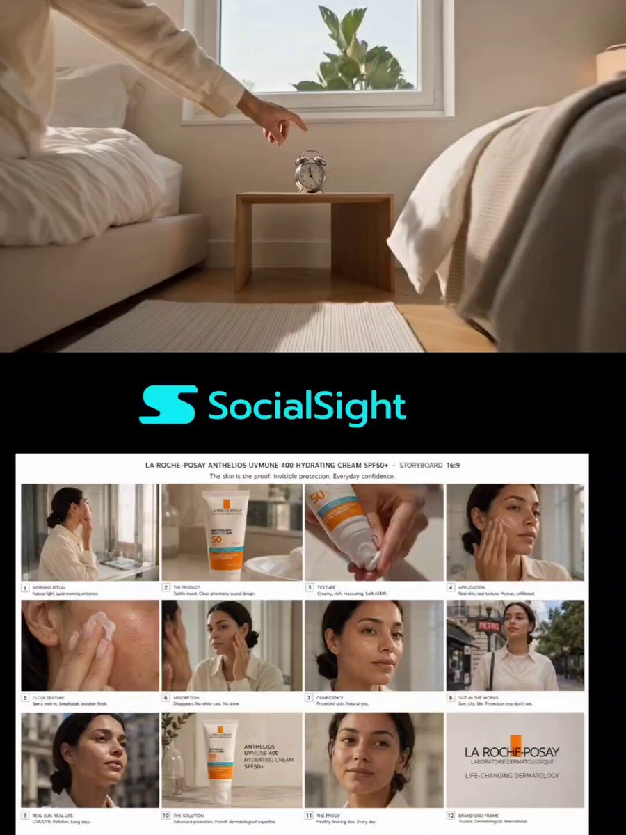 French Skincare Commercial Storyboard Cover