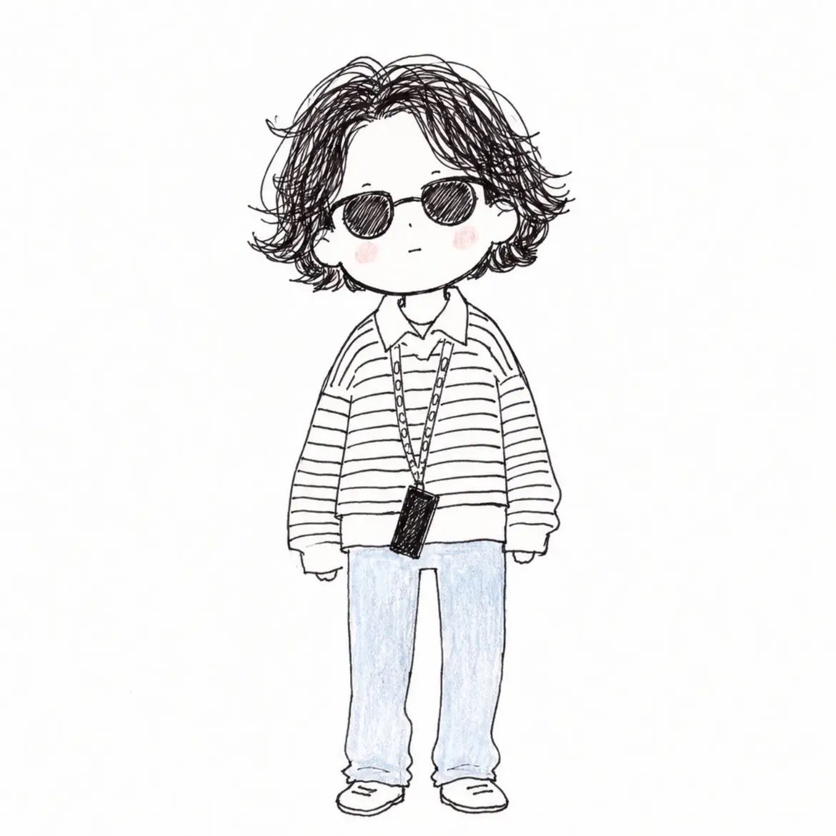 Hand-Drawn Doodle Fashion Illustration